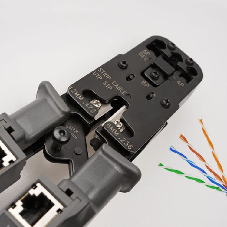 Pinza crimpatrice per cavi 4P, 6P e 8P con tester integrato - immagine 6