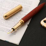 Penna stilografica in legno 0,7 mm 15 cm