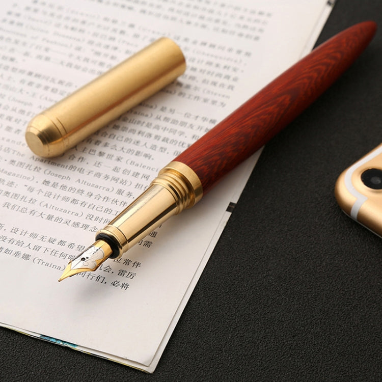 Penna stilografica in legno 0,7 mm 15 cm