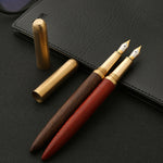 Penna stilografica in legno 0,7 mm 15 cm
