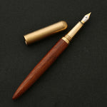 Penna stilografica in legno 0,7 mm 15 cm