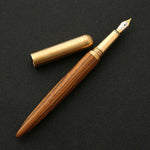 Penna stilografica in legno 0,7 mm 15 cm