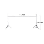 Kit traversa per fondale di supporto per sfondo per studio fotografico 200 * 300 cm, 200x300cm