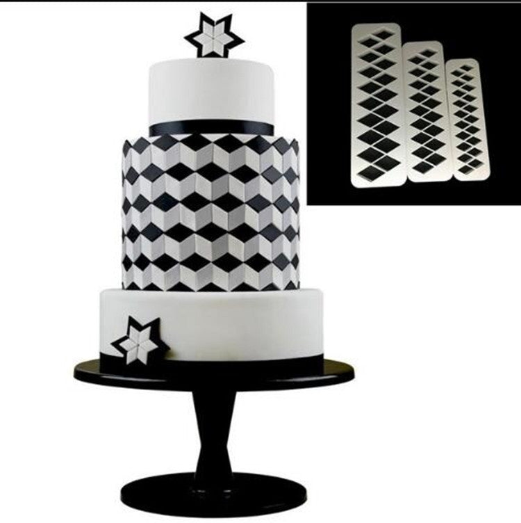 Striscia in rilievo per decorare torte 19,5x5 cm