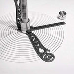 Righello da disegno multifunzionale in metallo 17 cm