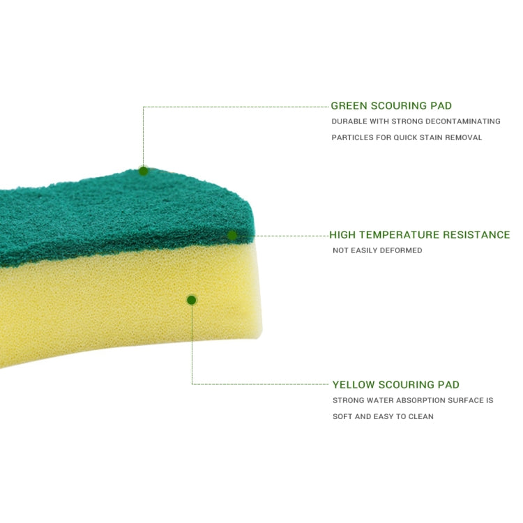 Set 10 spugne magiche per pulizia cucina 10x8x4 cm