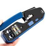 Pinza crimpatrice RJ45 8P6P con spelafili 140mm