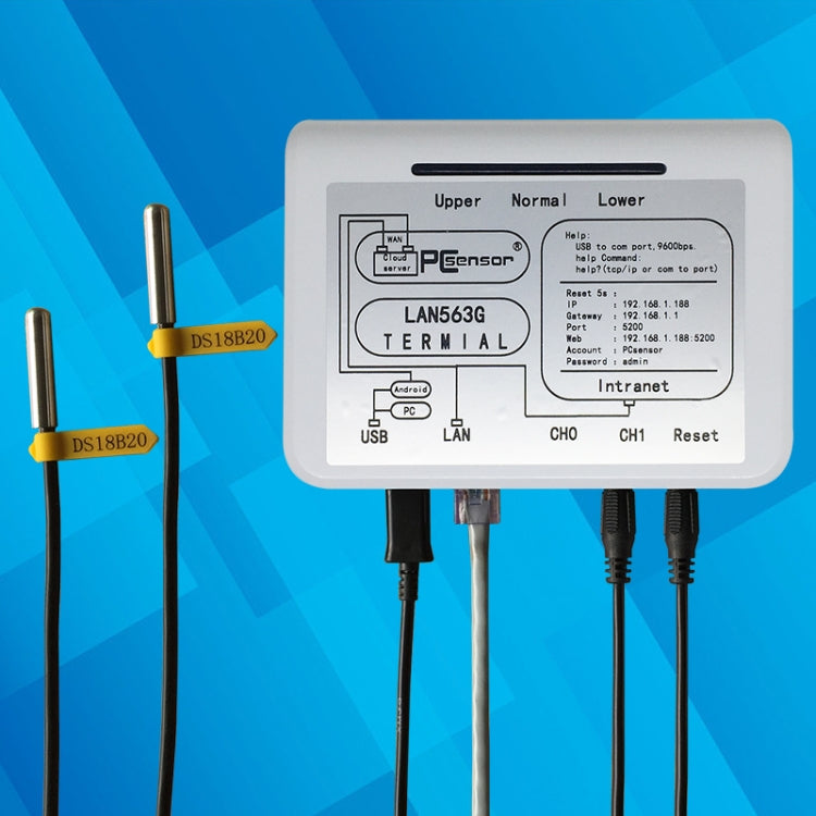 Rilevatore di tensione Pcsensor LAN563V con controllo remoto - immagine 2