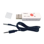Termometro digitale impermeabile per acquario con sonda USB