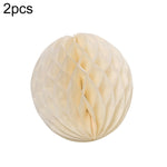 Lanterna a sfera in carta nido d'ape 15-30 cm 2 pezzi
