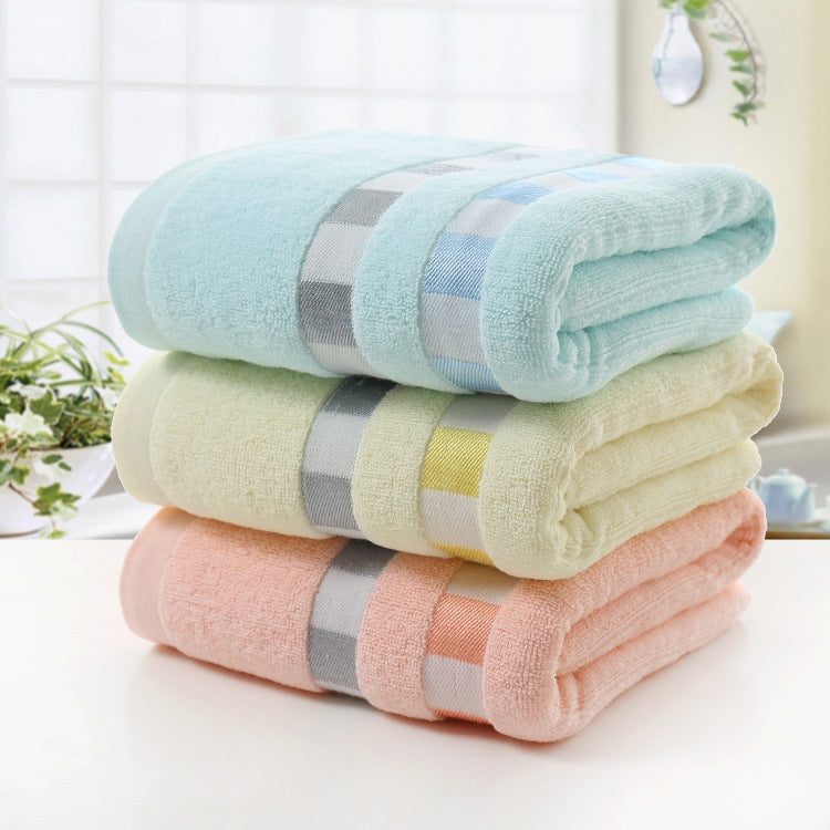Asciugamano da bagno quadrato in cotone tinta unita