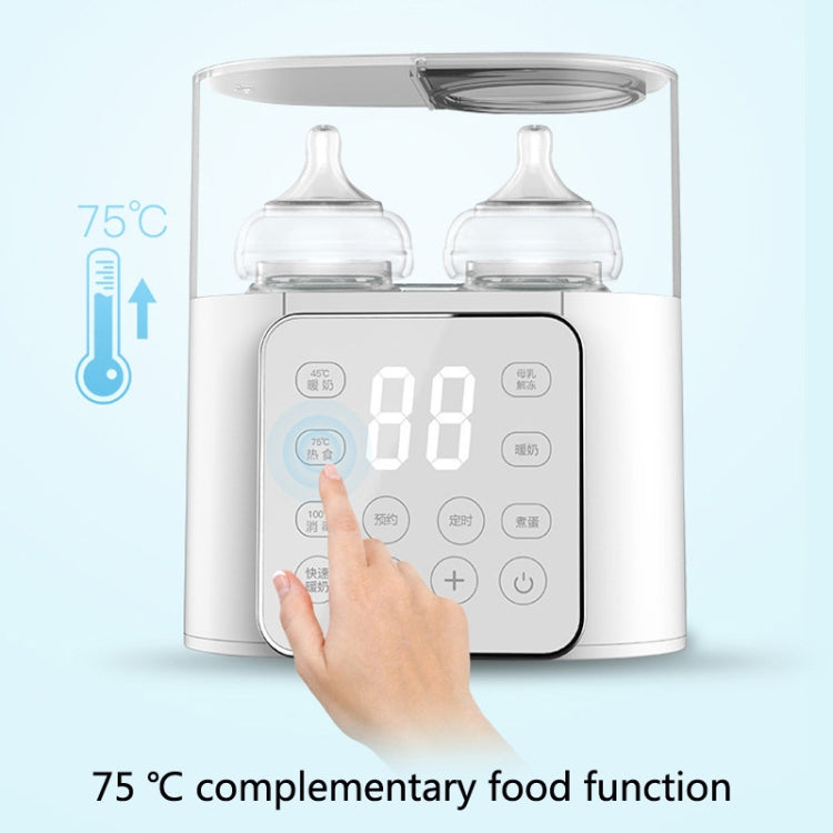 Sterilizzatore e scaldabiberon doppio N20 con EU/US Plug