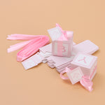 Scatola di caramelle colorate 100 pezzi 5x5x5 cm