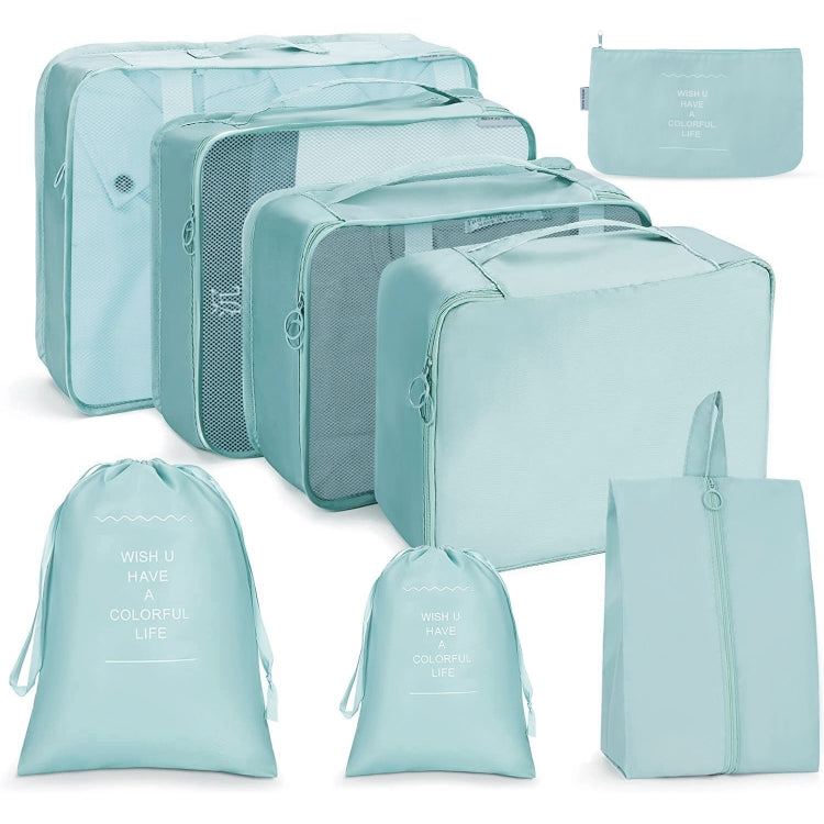 Set borse da viaggio pieghevoli 7 in 1 in twill 290T