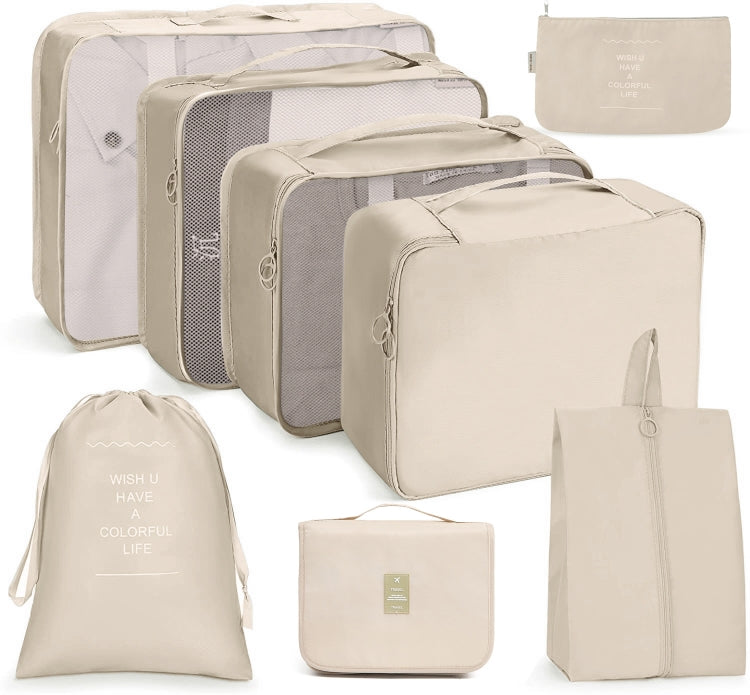 Set borse da viaggio pieghevoli 8 in 1 e 9 in 1 in twill