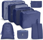 Set borse da viaggio pieghevoli 8 in 1 e 9 in 1 in twill