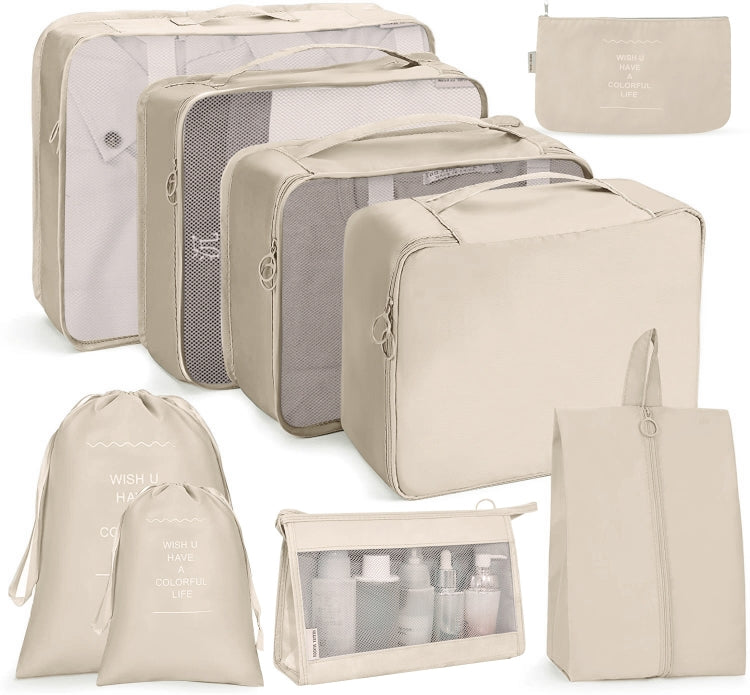 Set borse da viaggio pieghevoli 8 in 1 e 9 in 1 in twill