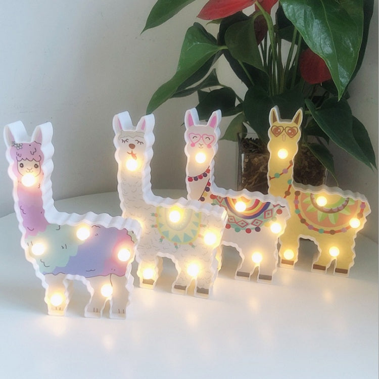Lanterna LED Alpaca decorativa luce notturna 14x20 cm