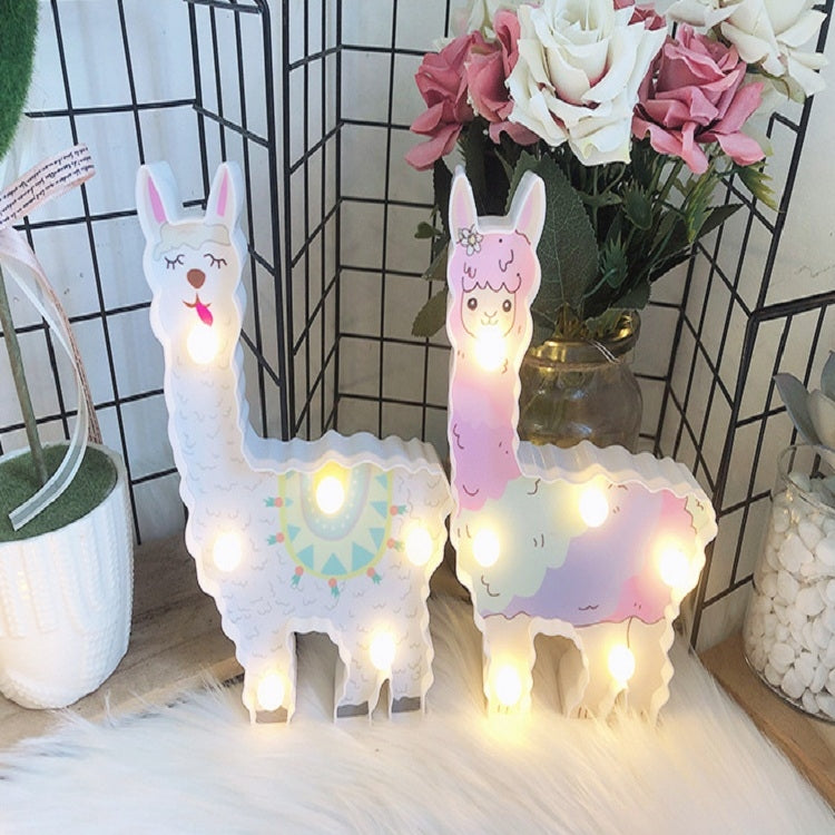 Lanterna LED Alpaca decorativa luce notturna 14x20 cm