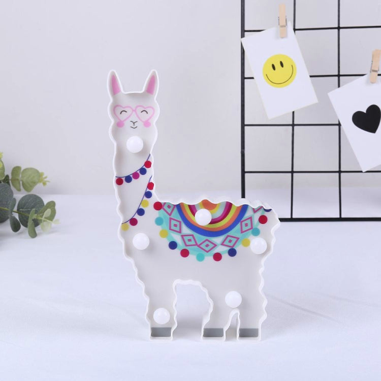 Lanterna LED Alpaca decorativa luce notturna 14x20 cm
