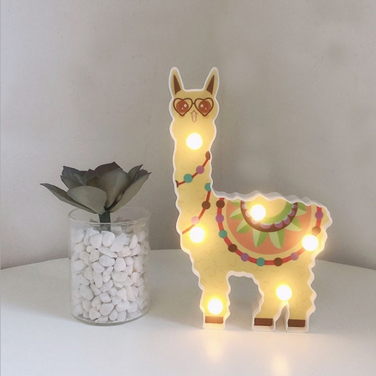 Lanterna LED Alpaca decorativa luce notturna 14x20 cm