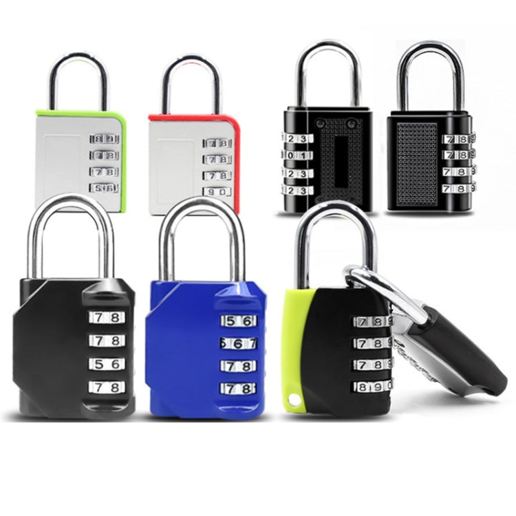 Lucchetto antifurto con combinazione a 4 cifre set 4 pezzi