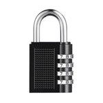 Lucchetto antifurto con combinazione a 4 cifre set 4 pezzi