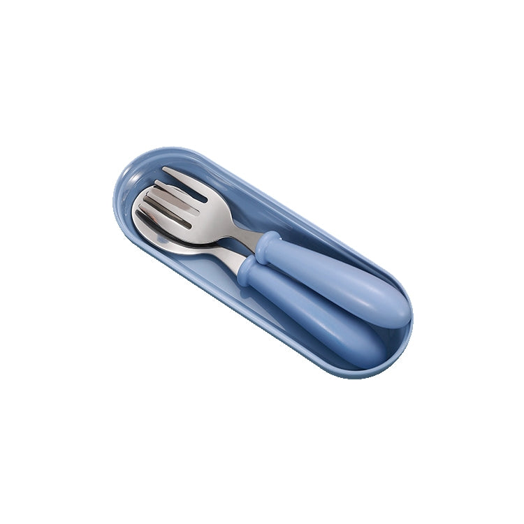 Set 3 pezzi posate acciaio inox 304 con scatola bambini