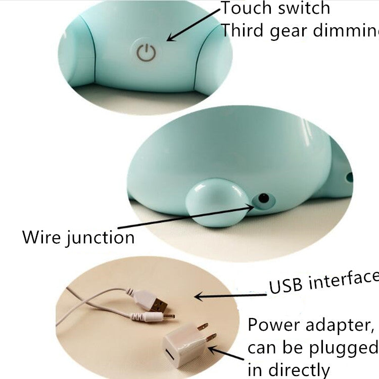 Lampada da comodino LED con controllo touch a 3 modalità