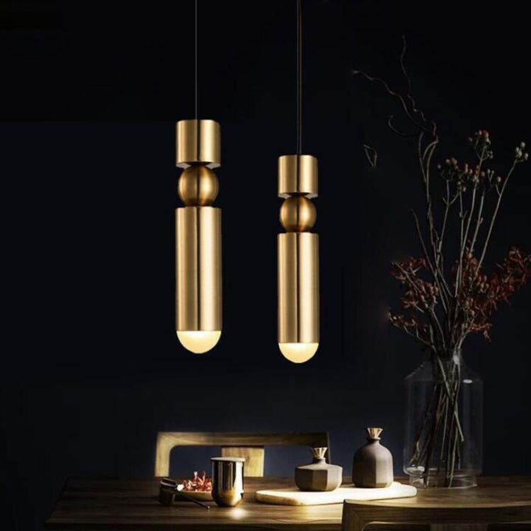 Lampadario moderno a 3 teste in ferro e acrilico 35 cm