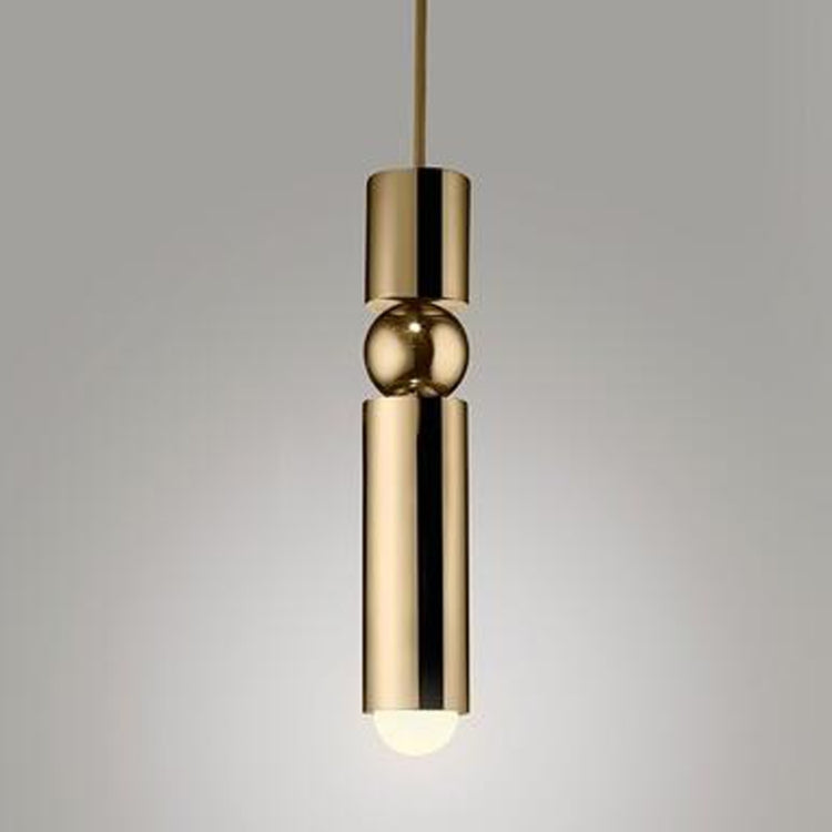 Lampadario moderno a 3 teste in ferro e acrilico 35 cm