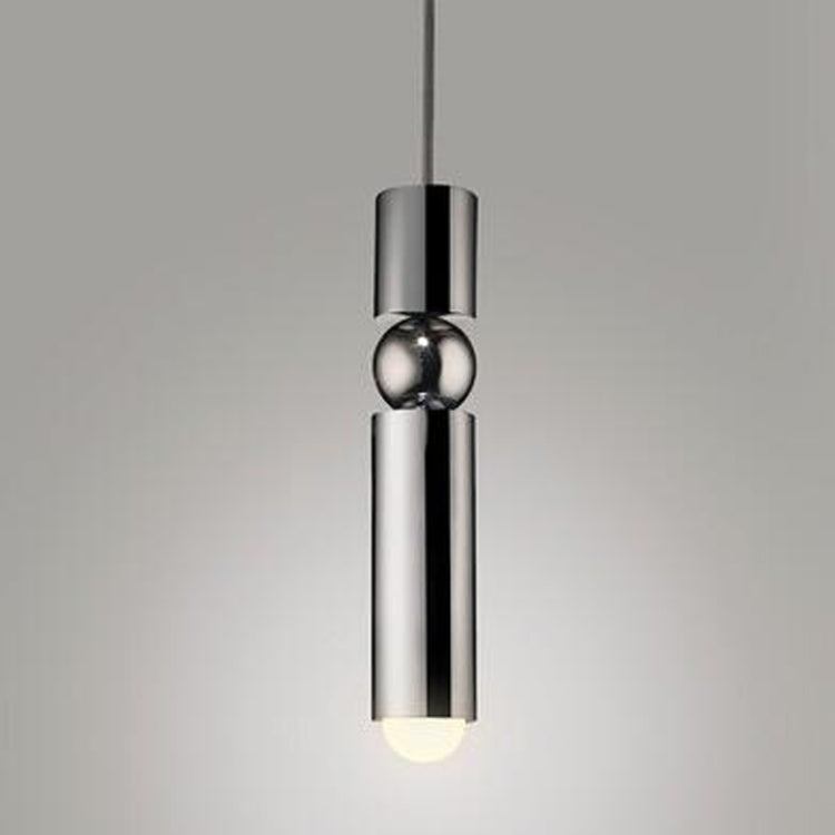 Lampadario moderno a 3 teste in ferro e acrilico 35 cm