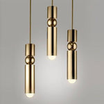 Lampadario moderno a 3 teste in ferro e acrilico 35 cm