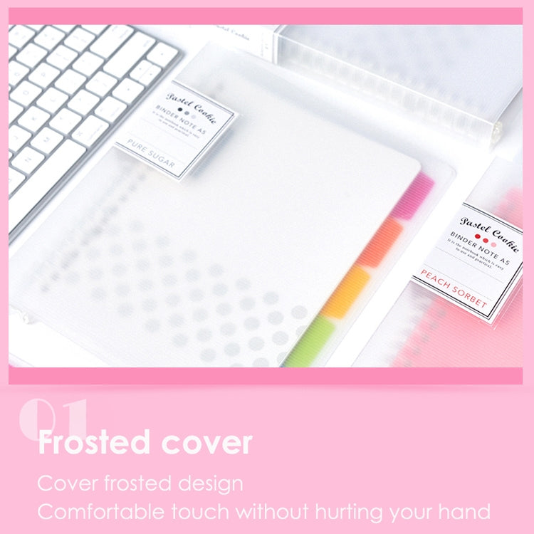 Quaderno a fogli mobili Rainbow Cookie A5 B5 A4
