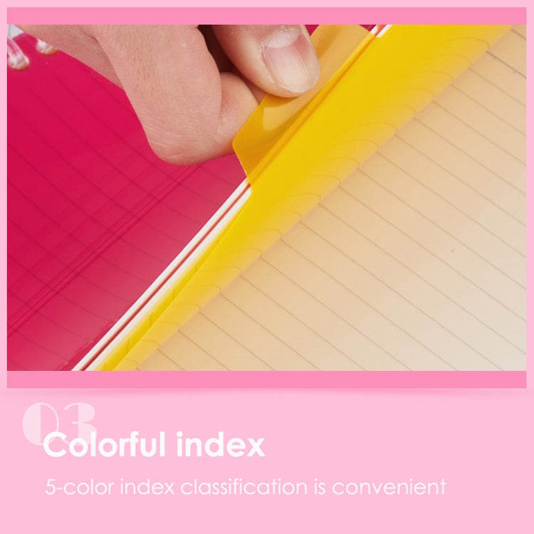 Quaderno a fogli mobili Rainbow Cookie A5 B5 A4