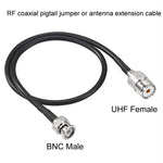 Cavo adattatore coassiale RG58 BNC maschio-femmina 0,5-10m
