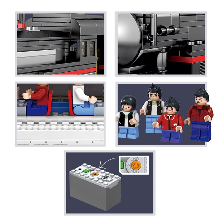 City Train Serie Puzzle Treno Elettrico 800 pezzi