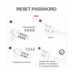 Blocco antifurto universale per notebook con password 4 cifre