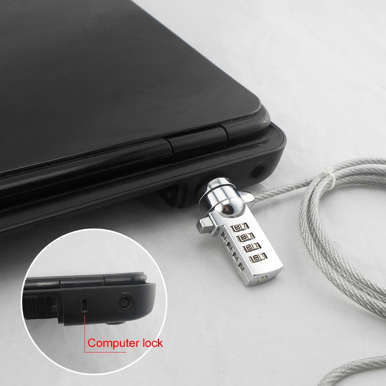Blocco antifurto universale per notebook con password 4 cifre