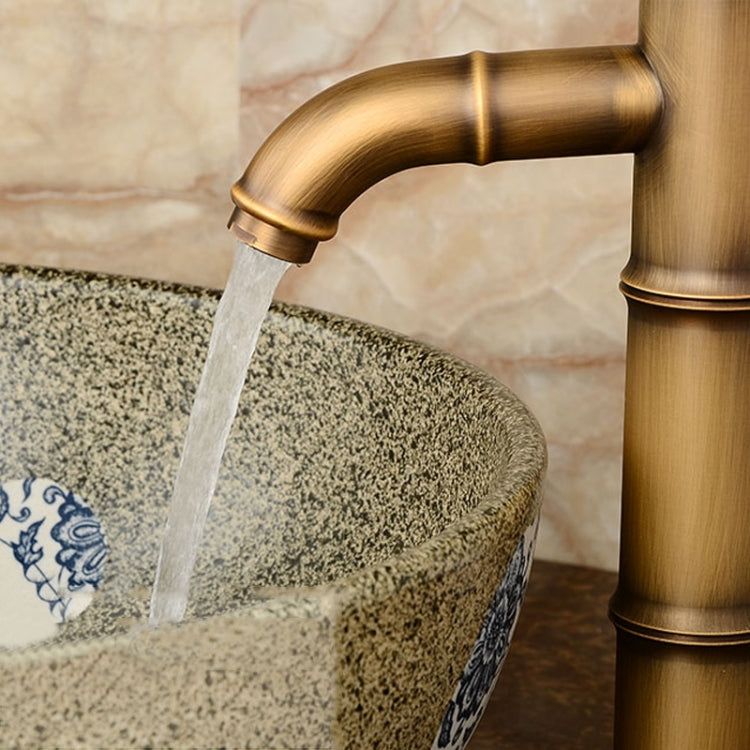 Rubinetto in rame per lavabo a cascata stile retrò