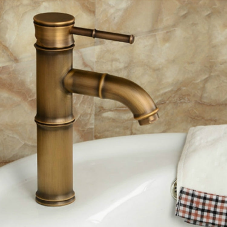 Rubinetto in rame per lavabo a cascata stile retrò