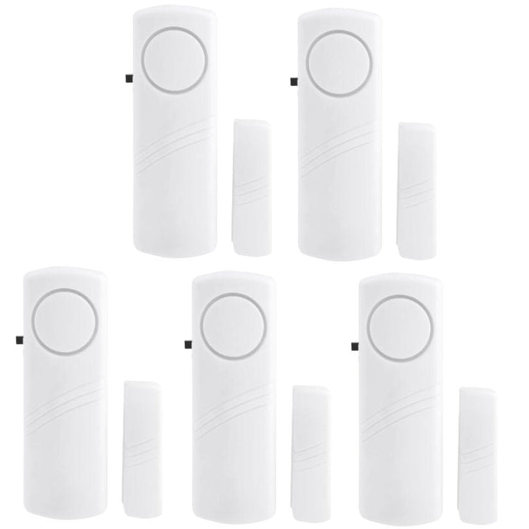 Allarme magnetico wireless per porte e finestre, kit da 5 pezzi - immagine 2