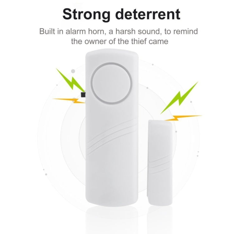 Allarme magnetico wireless per porte e finestre, kit da 5 pezzi - immagine 7