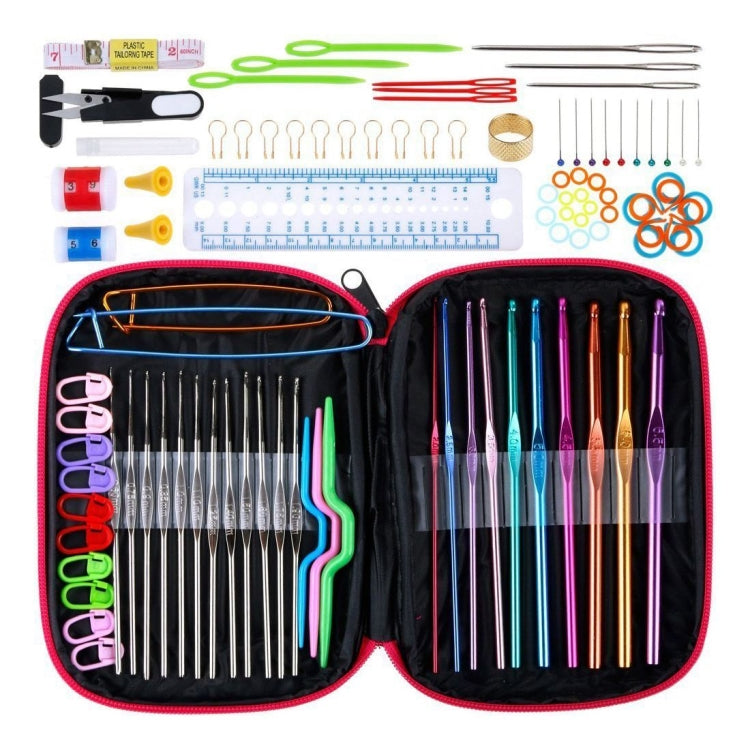 Set uncinetti e accessori per maglieria 100 pezzi