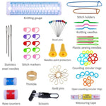Set uncinetti e accessori per maglieria 100 pezzi