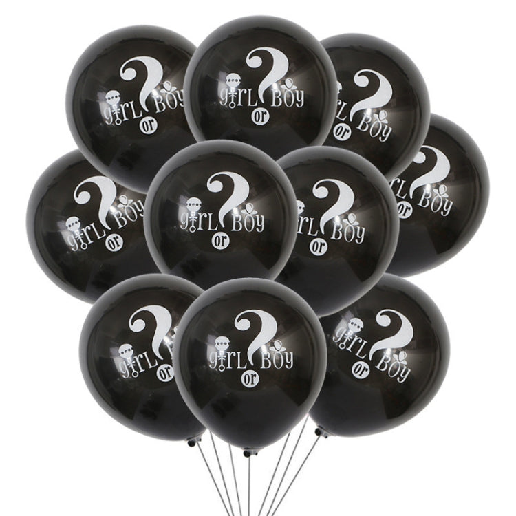 Palloncino decorato con coriandoli neri 36 pollici