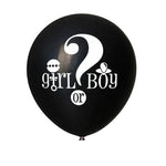 Palloncino decorato con coriandoli neri 36 pollici