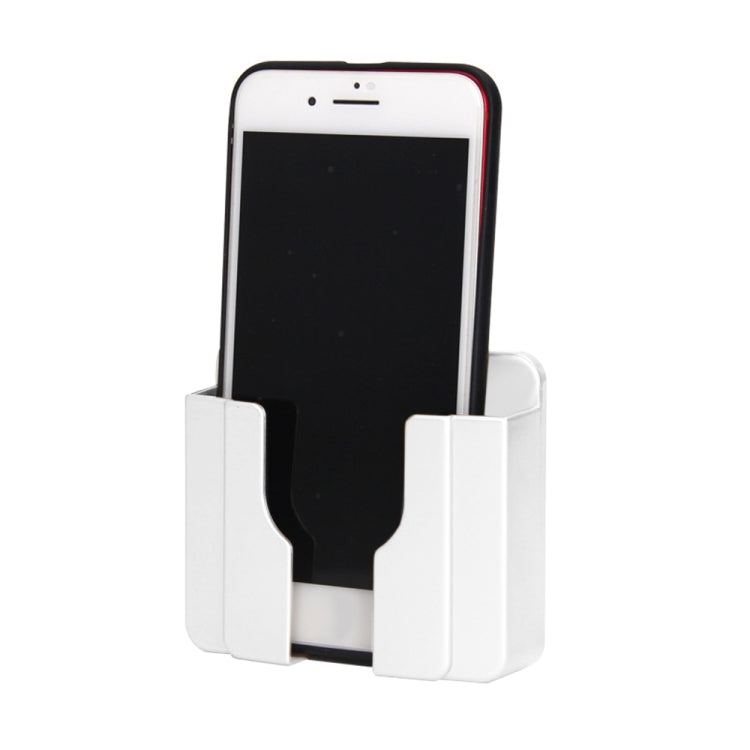 Scatola portaoggetti da parete con presa e supporto telefono