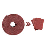 Set 10 spugnette nylon smeriglio per pulizia ruggine