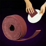 Set 10 spugnette nylon smeriglio per pulizia ruggine